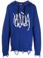 Haculla hoodie à logo imprimé - Bleu