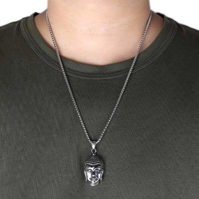 Di Lusso ketting met boeddha (zilver) Di Lusso ketting met boeddha (zilver)