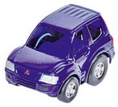 Welly Metalen Mini Racers: Mitsubishi Blauw Welly Metalen Mini Racers: Mitsubishi Blauw