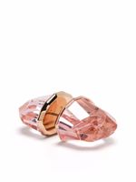 Swarovski puce d'oreille Lucent - Rose - thumbnail