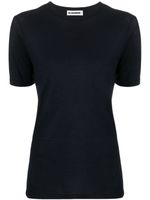 Jil Sander t-shirt à logo imprimé - Bleu