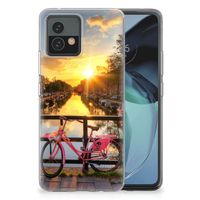 Motorola Moto G72 Siliconen Back Cover Amsterdamse Grachten - thumbnail