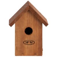 Nestkastje / vogelhuisje winterkoning houten dakje 19.8 cm   -