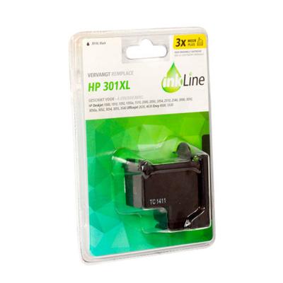 Inkline INH301BK inktcartridge voordeelpak zwart