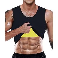 Zweetvest Zweetvormer Saunavest Sport neopreeni Sportschooltraining TrainingFitness Geen Rits Gewichtsverlies Buikvetverbrander Voor Heren Lightinthebox