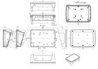 Bopla BoPad BOP 7.0 P-9016-SET pult-behuizing 215 x 150 x 75,70 ABS wit (RAL 9016) 1 st.