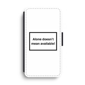 Alone: iPhone XS Max Flip Hoesje