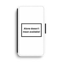 Alone: iPhone XS Max Flip Hoesje