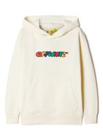 Off-White Kids hoodie en coton Arrows - Tons neutres