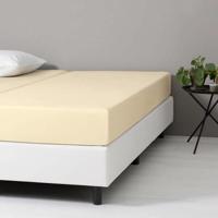 DD Verkoelend Katoenen Hoeslaken - Vanille