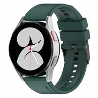 By Qubix - Siliconen gesp bandje - Groen - Compatible met Garmin Vivoactive 6 / Vivoactive 5 / Vivoactive 3 - Compatible Garmin bandje - Bandbreedte: 20mm