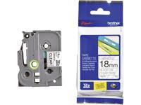 Labeltape brother tze-141 18 mm x 8 m tr / zwart