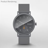 Horlogeband Skagen skw6891 Mesh/Milanees Grijs 22mm