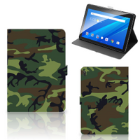 Lenovo Tab E10 Tablet Hoes Army Dark - thumbnail