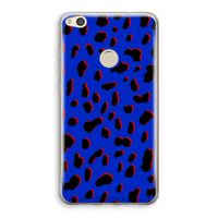 Blue Leopard: Huawei Ascend P8 Lite (2017) Transparant Hoesje