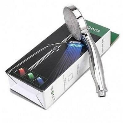 Bellson LED RGB 7 Kleuren Handdouche / Douchekop Regenboog Chroom