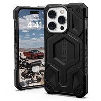 UAG Monarch Pro MagSafe iPhone 14 Pro Hybride Hoesje - Carbon Fiber