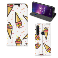 Motorola One Macro Flip Style Cover Icecream