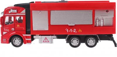 Johntoy spuitwagen brandweer rood 19 cm Johntoy spuitwagen brandweer rood 19 cm