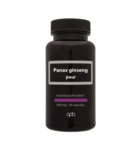 Panax ginseng 500mg puur