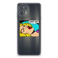 Motorola Edge 20 Lite Silicone Back Cover Popart Oh Yes - thumbnail