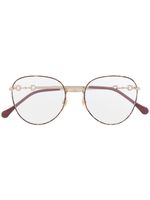 Gucci Eyewear lunettes de vue à monture ronde - Or - thumbnail