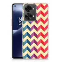 OnePlus Nord 2T TPU bumper Zigzag Multi Color