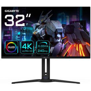 AORUS FO32U2 computer monitor 80 cm (31.5") 3840 x 2160 Pixels 4K Ultra HD OLED Zwart