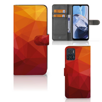 Book Case voor Motorola Moto E22 | E22i Polygon Red