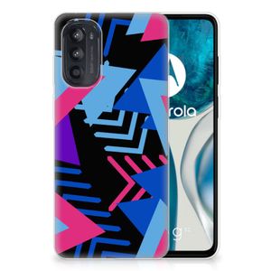 Motorola Moto G52/G82 TPU Hoesje Funky Triangle