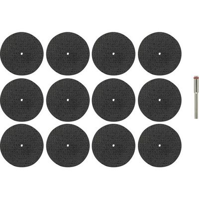 TOOLCRAFT TO-6449343 Doorslijpschijfset 38 mm 1 set(s) Metaal, RVS, Steen, Tegels, Marmer, Kunststof
