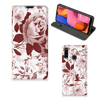 Bookcase Samsung Galaxy A20s Watercolor Flowers - thumbnail