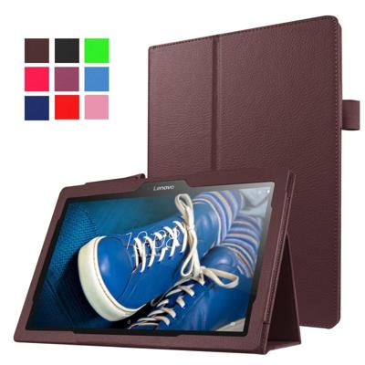 Stand flip hoes Lenovo Tab3 10 Plus / Tab 2 A10-30 / Tab 2 A10-70 bruin Stand flip hoes Lenovo Tab3 10 Plus / Tab 2 A10-30 / Tab 2 A10-70 bruin