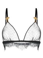 Maison Close Inspiration Divine cross-charm bra - Noir - thumbnail