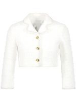 Giambattista Valli veste crop en tweed - Blanc