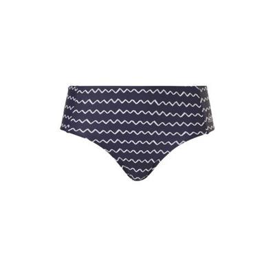 Tweka corrigerend bikinibroekje met all over print donkerblauw/wit