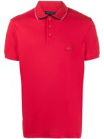 Tommy Hilfiger polo en coton à patch logo - Rouge - thumbnail