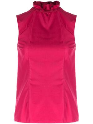 Balenciaga Pre-Owned 2010s top met ruches - Roze Balenciaga Pre-Owned 2010s top met ruches - Roze