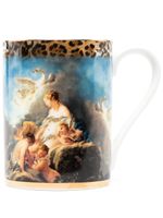 Roberto Cavalli Home tasse en porcelaine à imprimé Wild Leda - Marron