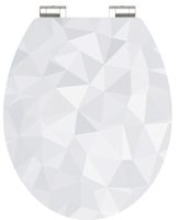 MDF High Gloss WC-bril DIAMOND met soft-close
 - 80545