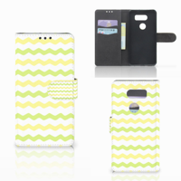 LG V30 Telefoon Hoesje Waves Yellow