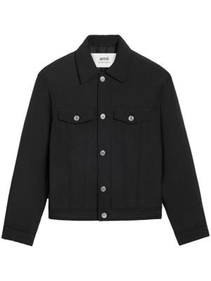 AMI Paris Jack met logoplakkaat - Zwart