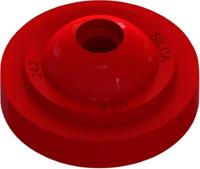 Silca Merk Elastomeer Seal Presta Chuck - Rood, Fiets Accessoire, 1 Count