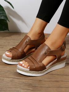 Summer Casual Plain Slide Sandals