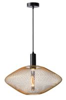 Lucide MESH - Hanglamp - Ø 45 cm - 1xE27 - Mat Goud / Messing - thumbnail