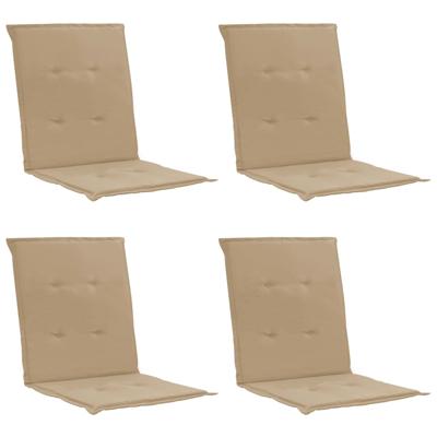vidaXL Tuinstoelkussens 4 st 100x50x4 cm beige vidaXL Tuinstoelkussens 4 st 100x50x4 cm beige