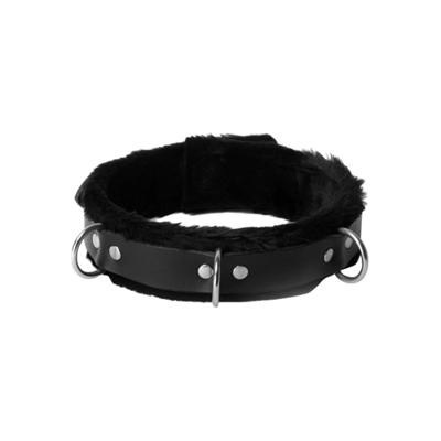 Leren Gevoerde Halsband Leren Gevoerde Halsband