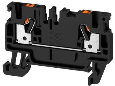 Doorgangsklem Weidmüller A2C 2.5 BK 1521980000 Zwart 100 stuk(s)