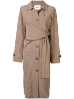 Goen.J trench à taille nouée - Marron