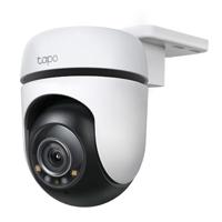 TP-Link Tapo Pan/Tilt Outdoor Security WiFi-camera, 2K, full-colour nachtzicht, 360°, IP65, slimme AI-detectie, geluids- en lichtalarm, tot 512 GB, SD-kaartsleuf, geen hub vereist (TC41)